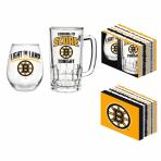 Evergreen Giftware - Wine & Beer Gift Set - Boston Bruins 0