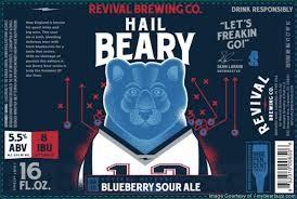 Revival Hail Beary 16oz Cans (Blueberry)