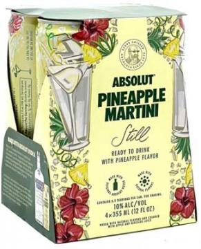 Absolut - Still Pineapple Martini (12oz can)